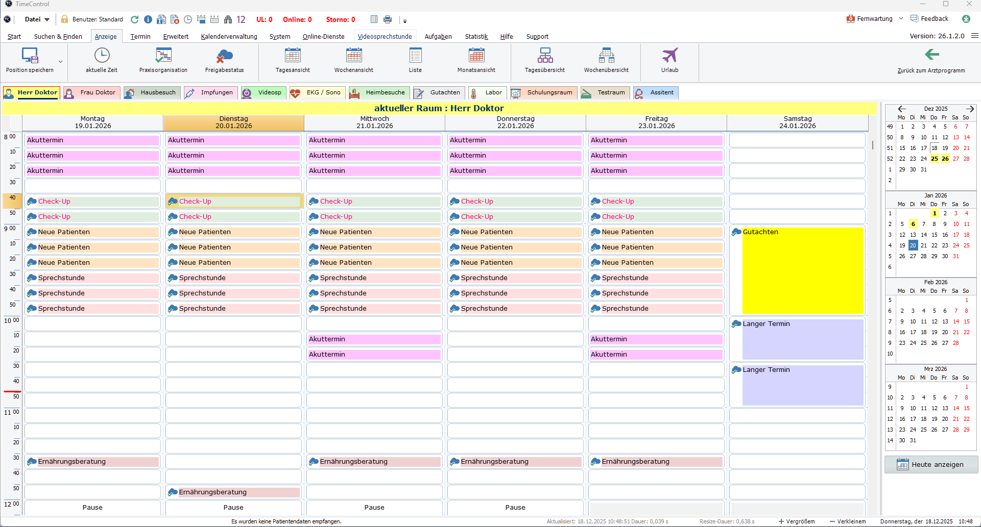 Umbestellungsliste wiederherstellen